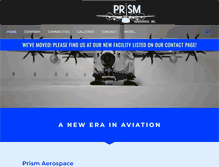 Tablet Screenshot of prismaerospace.com